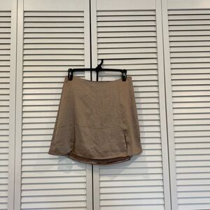 Oak + Fort satin look mini skirt